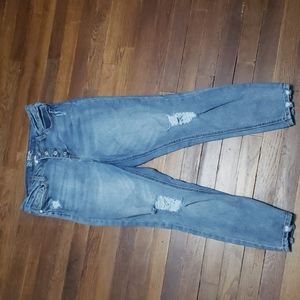 No Boundaries High Rise Skinny size 13 denim distressed jeans
